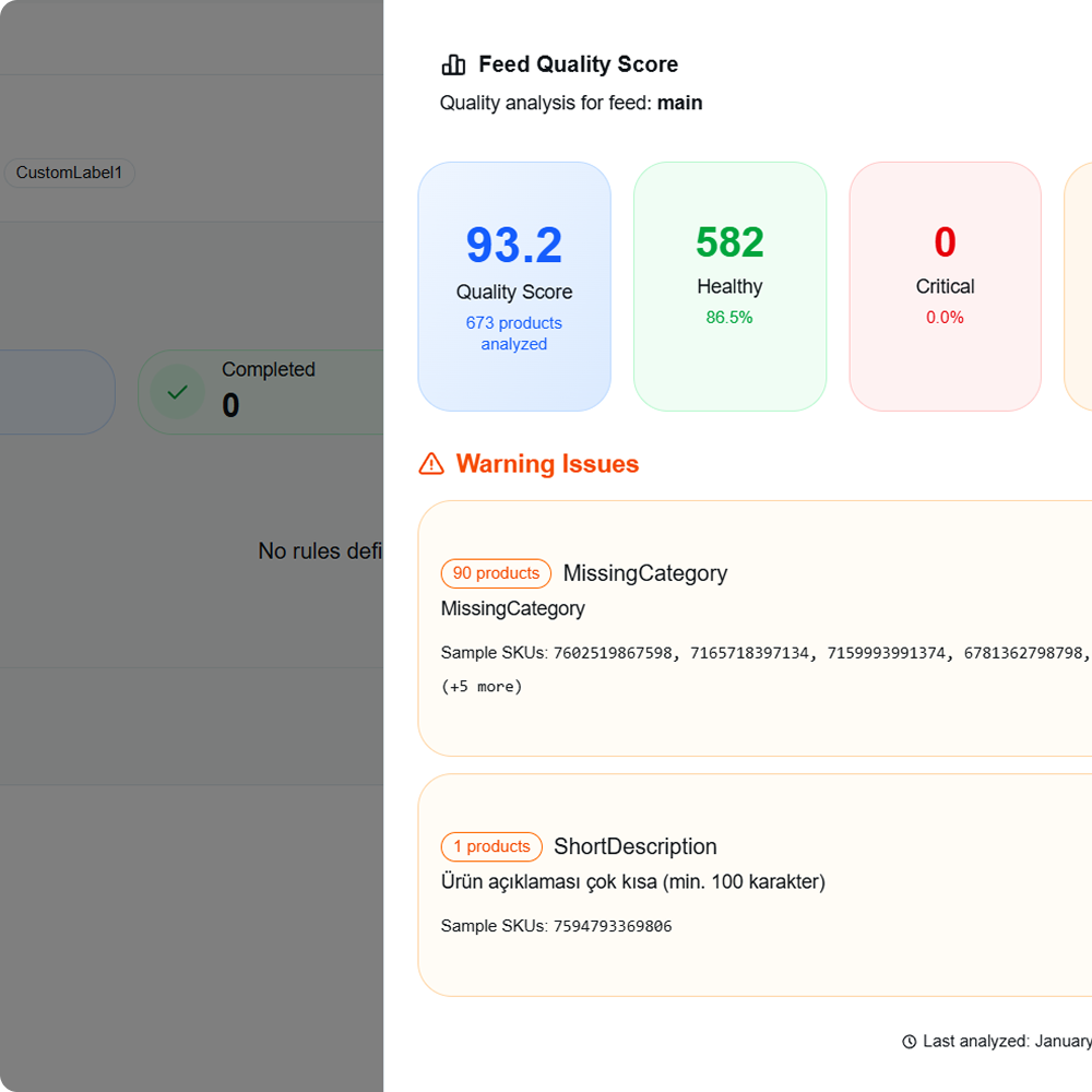 Akıllı Feed Optimizasyonu